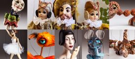 Dekorative Marionetten
