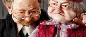  Marionette coppia di vecchietti