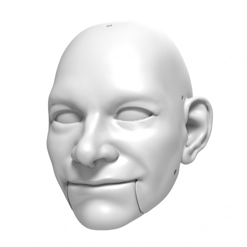 John Eck 3D Kopfmodel für den 3D-Druck