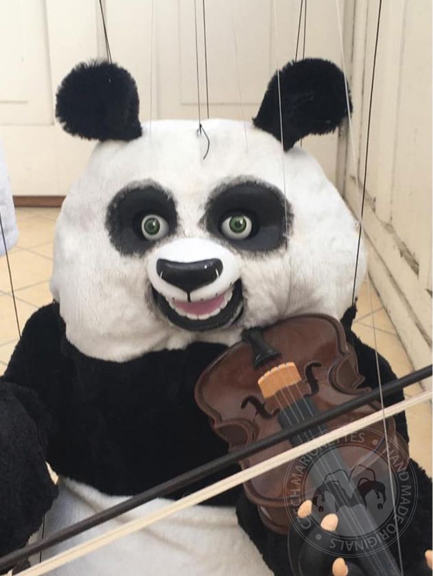 tanzender Panda 3D Model für den 3D-Druck