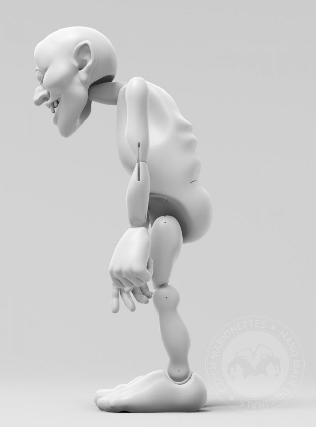 3D Model of Cyclops Puppet for 3D printing