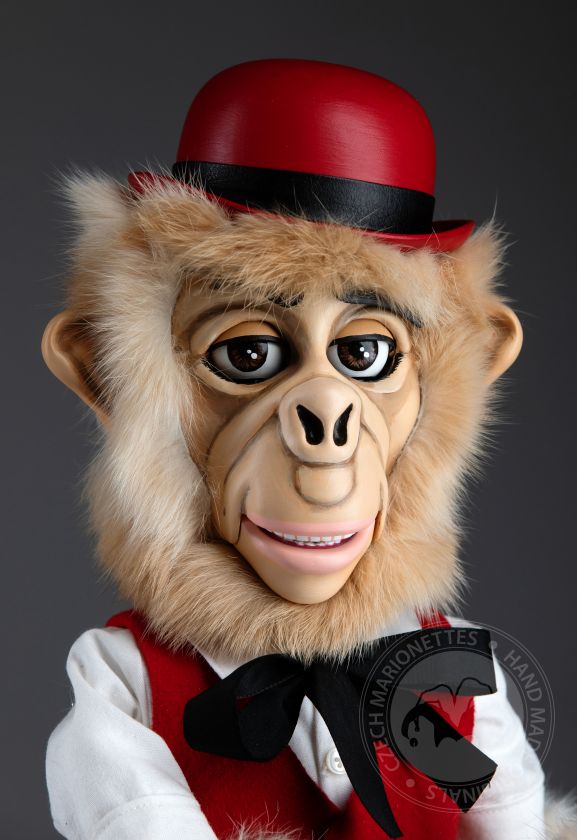 Mr. Monkey - marionnette figurine ventriloque sur mesure