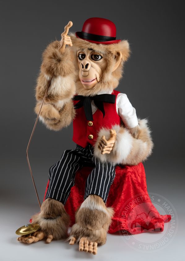 Mr. Monkey - marionnette figurine ventriloque sur mesure
