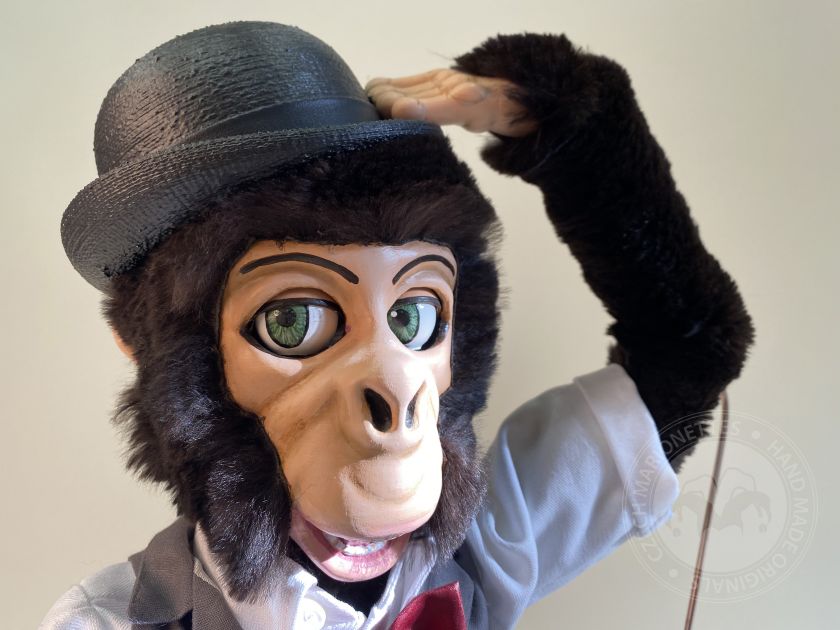 Mr. Monkey - custom-made figurine puppet