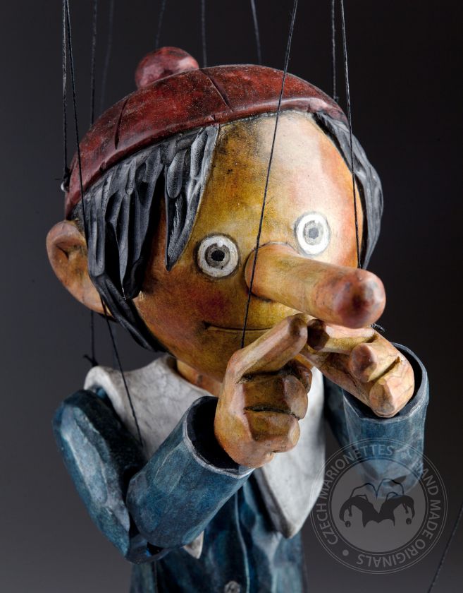 Superstar lebende Pinocchio Marionette groß