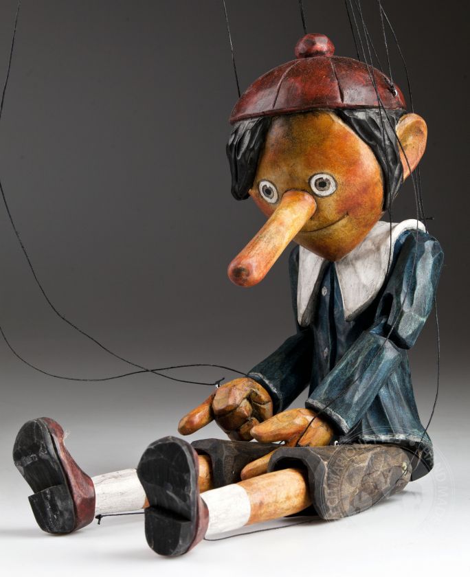 Superstar marionette great Pinocchio – large version