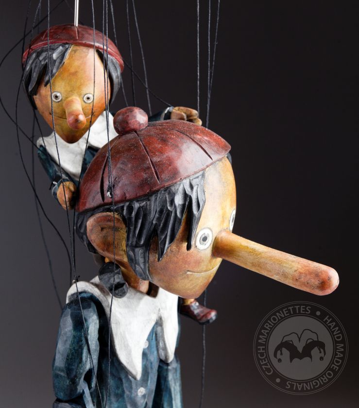 Superstar lebende Pinocchio Marionette groß