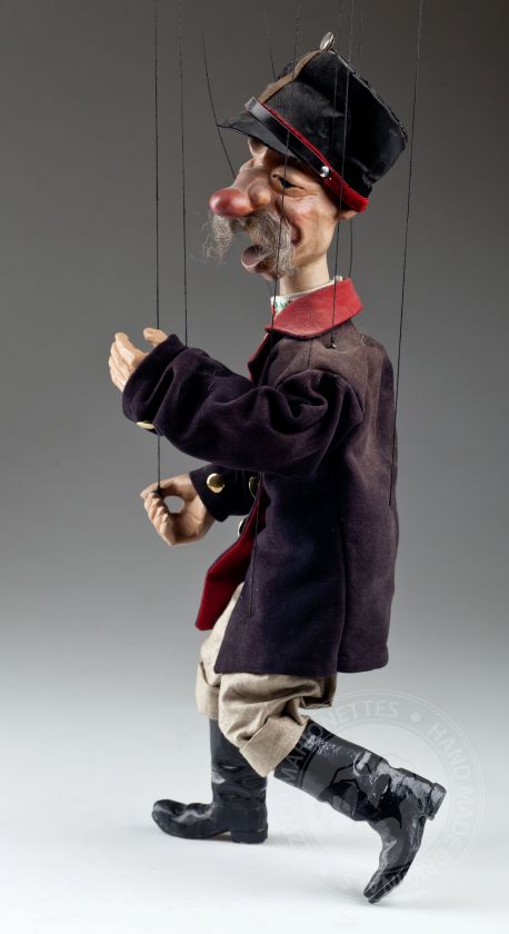 Trinker - antike Marionette