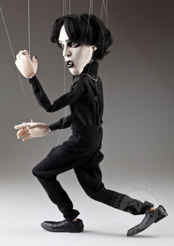 Portrait marionette of a singer - 60cm (24inch), movable mouth