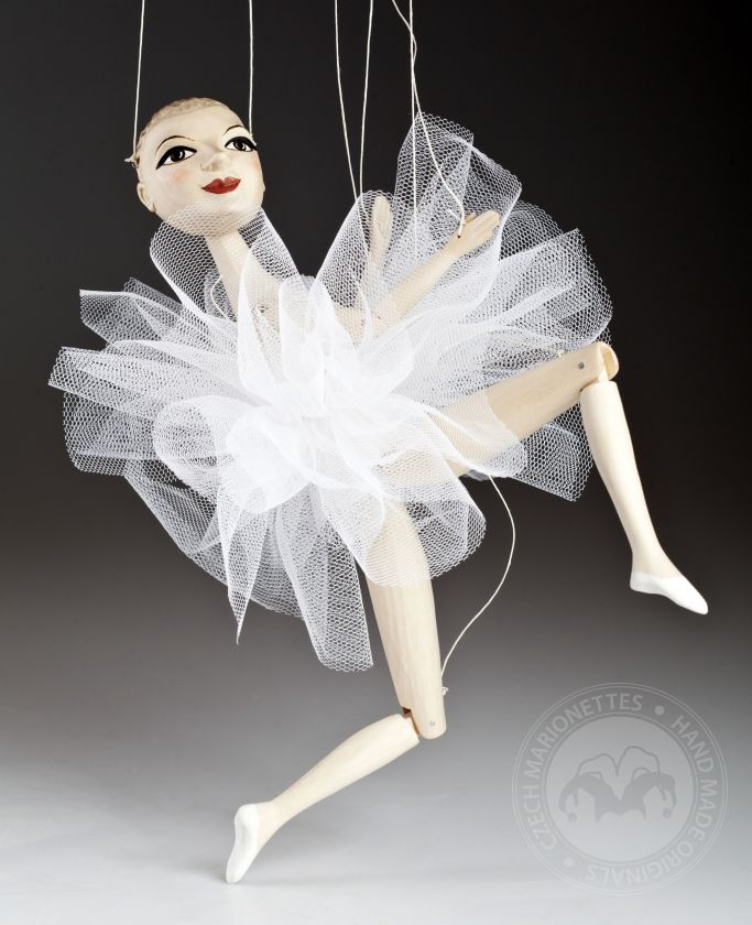 Ballerina handgeschnitzte Marionette aus Holz - Tiny Dancer