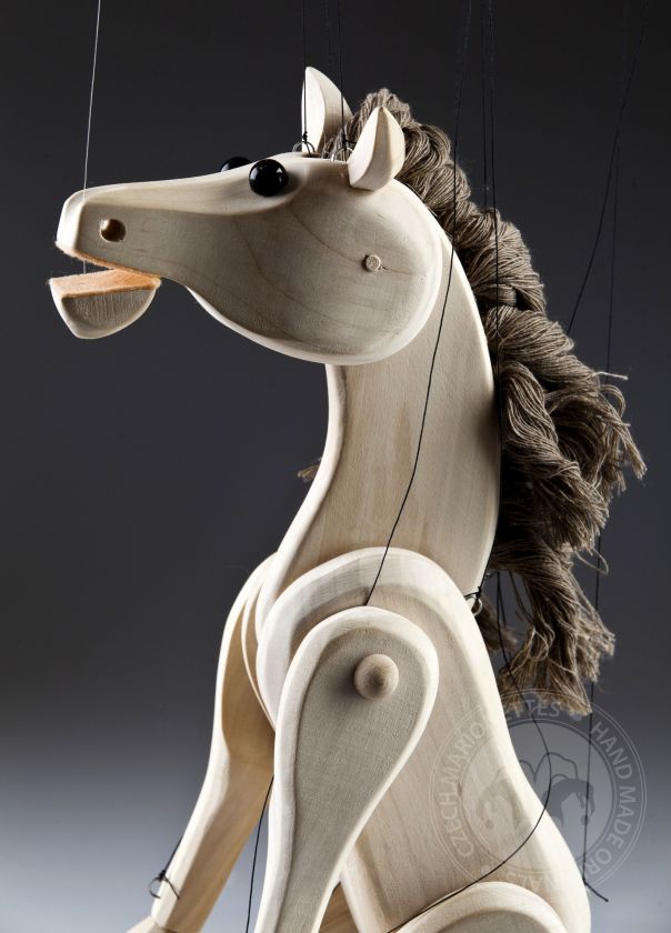 Marionnette en bois - Cheval Hatatitla