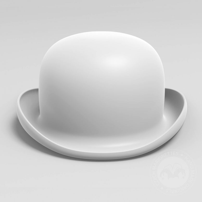 Bowler hat for 3D print
