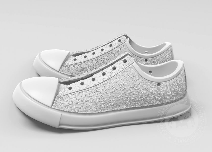 Chaussures Converse basses pour impression 3D