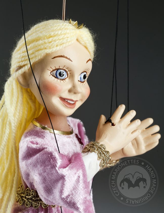 Princess Rosie String Puppet - Handmade Marionette