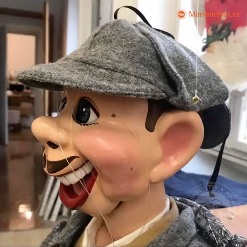 Howdy Doody, Inspector and Mister Bluster! Replicas of famous puppets from the mid-twentieth century