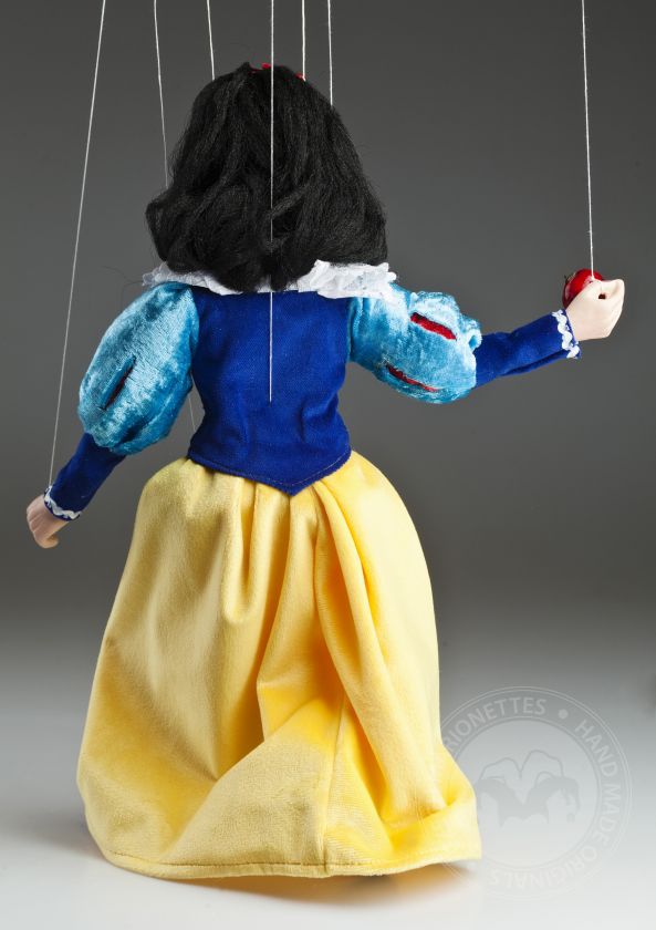 Belle Blanche-Neige - Marionnette Tchèque Traditionnelle