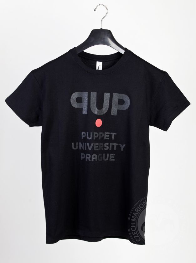PUP T-shirt (Puppet University Prague) for marionette lovers