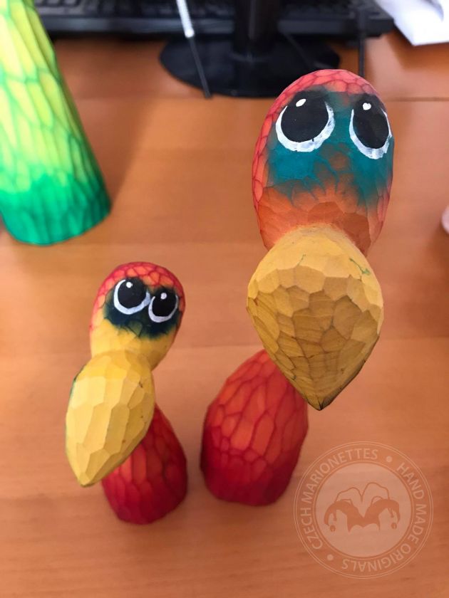 Wooden Colorful Birds