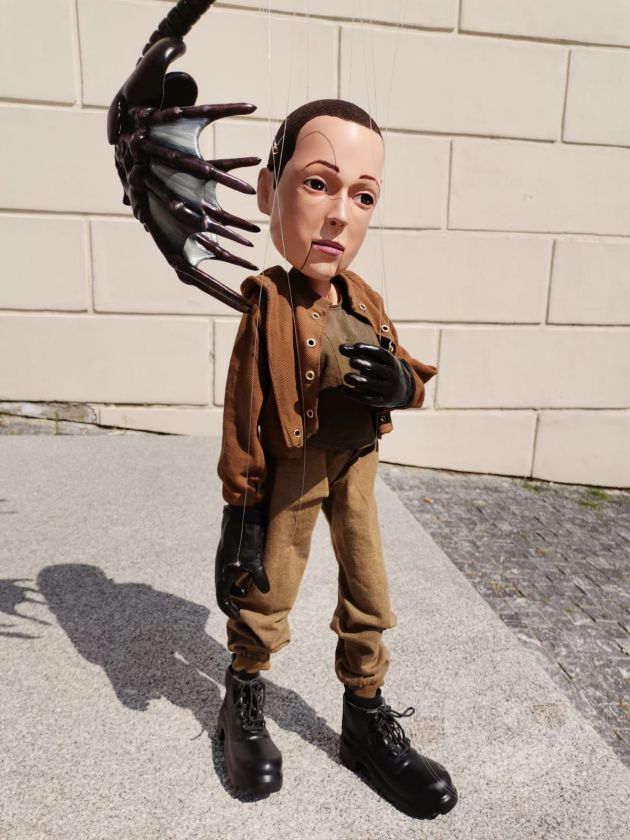 Sigourney Weaver as Ripley, 3D Model for 3D print, 24inches (60cm) marionette