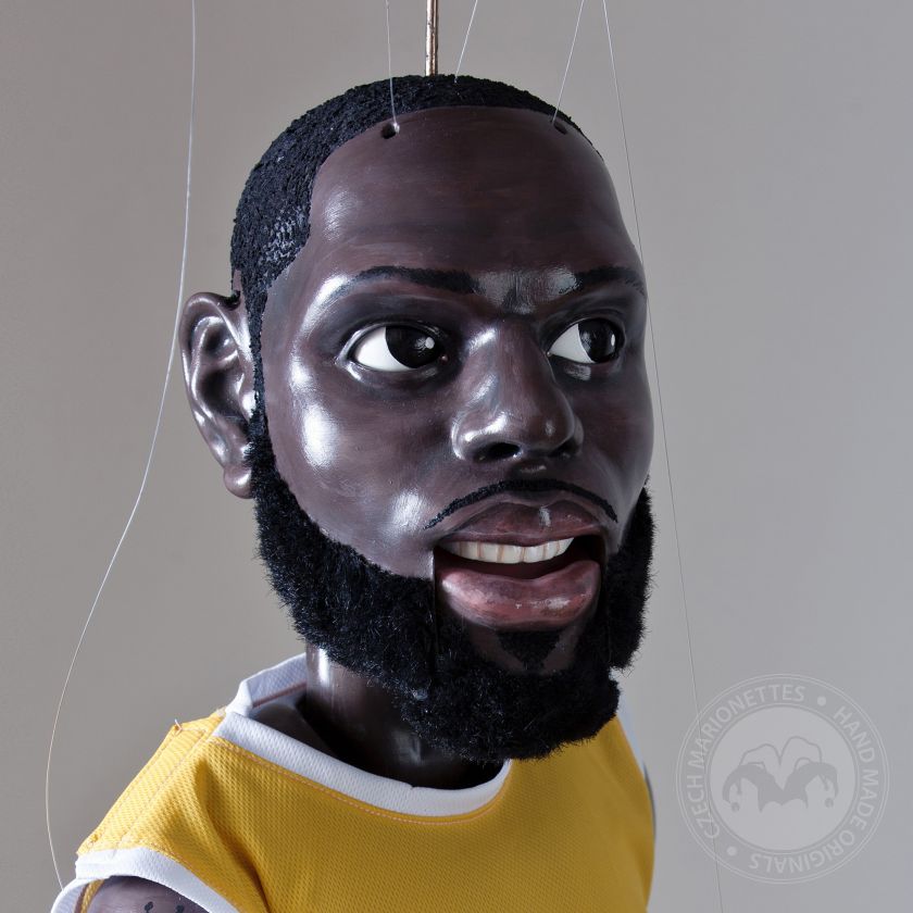 Lebron James, 3D model hlavy pro 100cm loutku pro 3D tisk