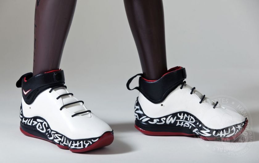 Lebron James, 3D Model of a player's "white" shoes for 40inches marionette