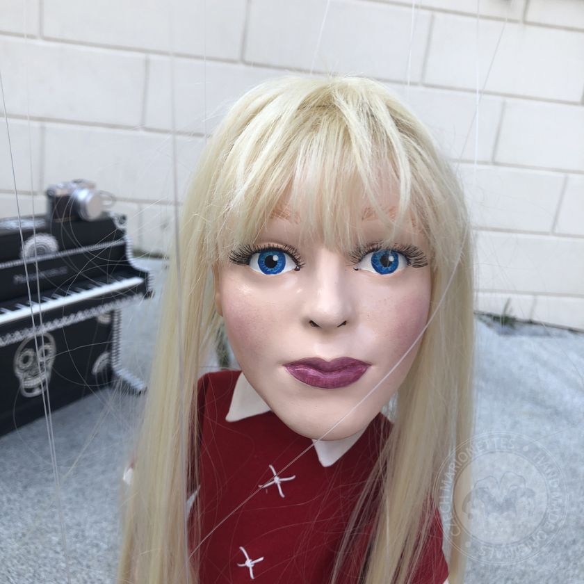 Schönes Fräulein, 3D-Modell des Kopfes eines Fräuleins, für 60-cm-Marionette, stl-Datei