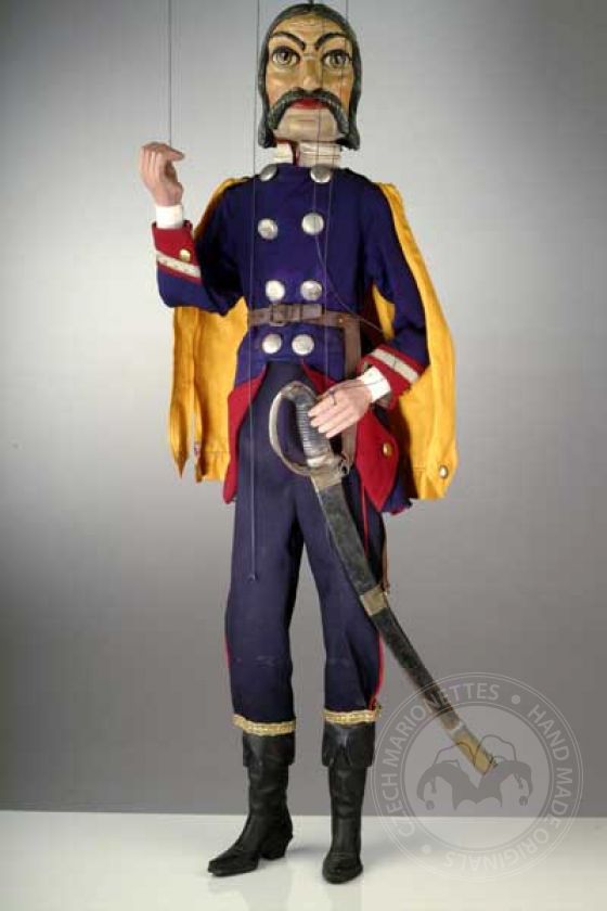Chevalier avec épée - marionnette antique