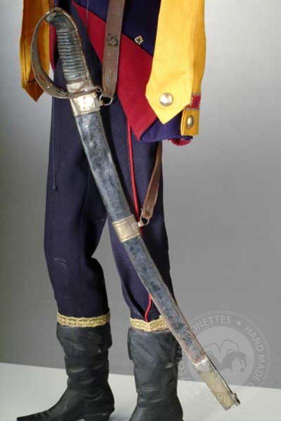 Knight with sabre - antique marionette