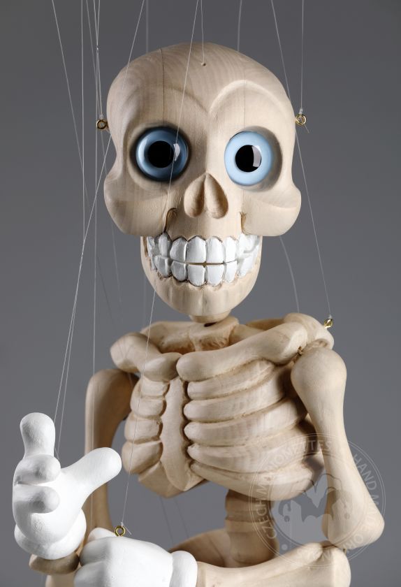Wooden Hand-Carved Bonnie Marionette