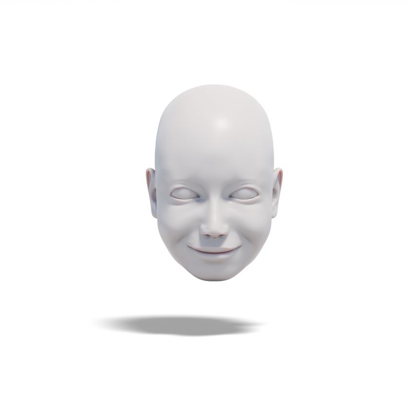 3D Model of a pretty lady for 3D print