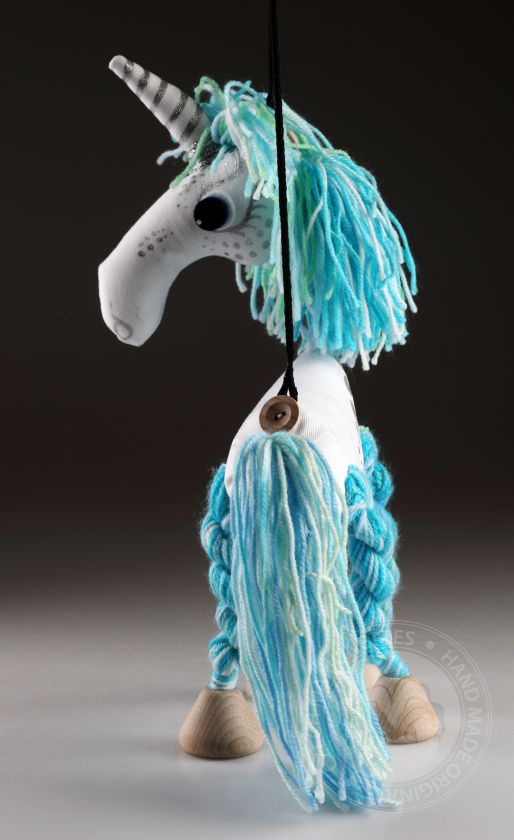 Blue Unicorn - Pepino Soft Puppet