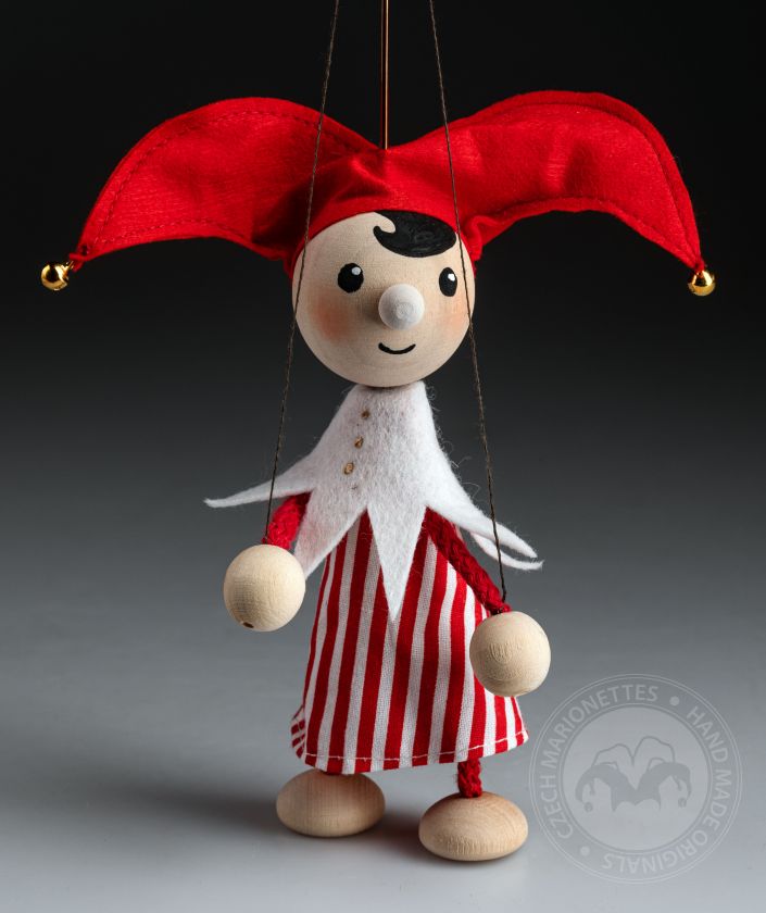 Little Jester - Handmade Marionette Puppet