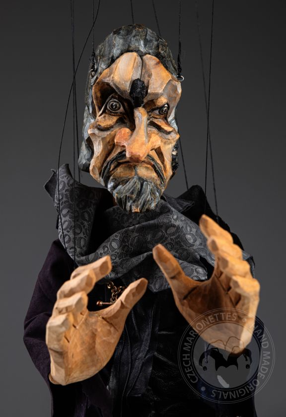 Schori - marionnette en bois sculptée à la main