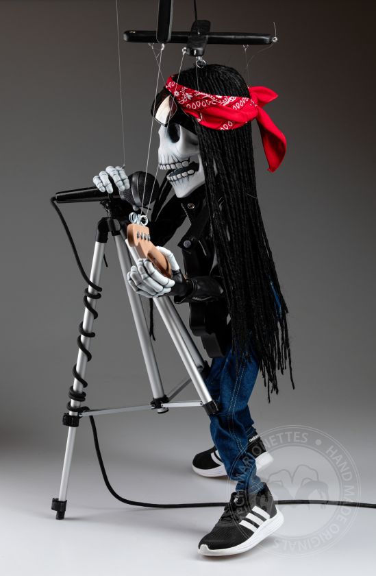 Rockstar Singing Skeleton - Amazing Marionette