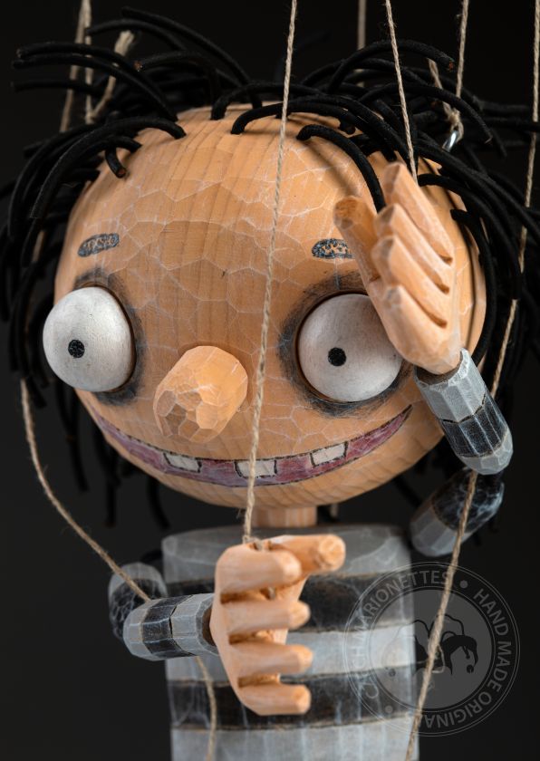 Edgar - original wooden cute marionette