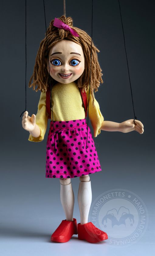 Schoolgirl - Lovely Handmade Marionette Puppet