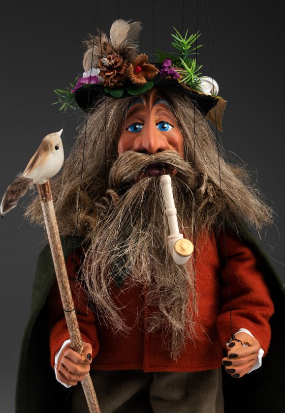 Wanderer - Magic old guy marionette - medium size | Marionettes.cz