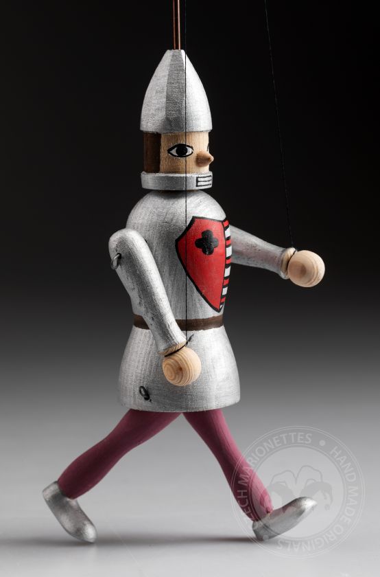 Soldat - Mini Marionette aus Holz