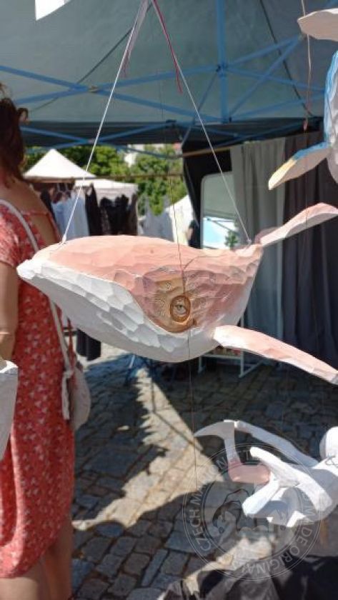 Whale marionette