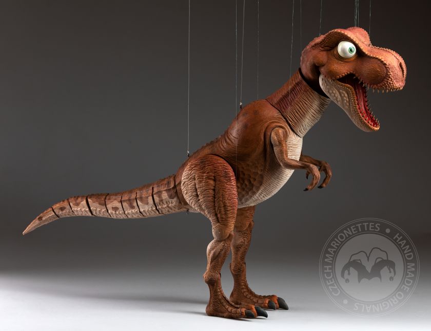 T-Rex - Amazing hand-carved marionette masterpiece