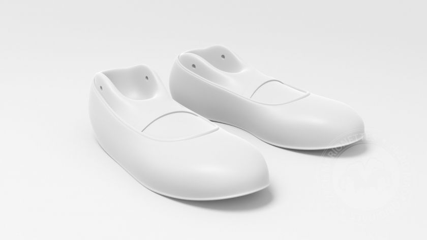 Shoes for little girls (3D Model for 3D printing)
