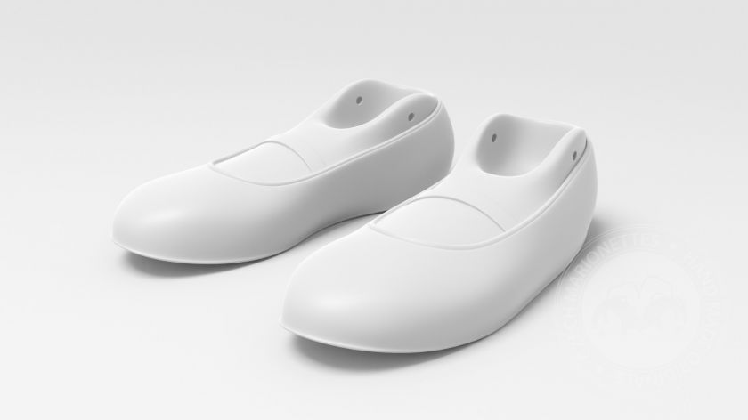 Shoes for little girls (3D Model for 3D printing)