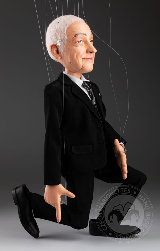 Custom-made marionette of a famous Czech psychiatrist