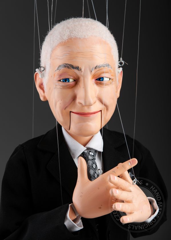 Maßgeschneiderte Marionette eines berühmten tschechischen Psychiaters