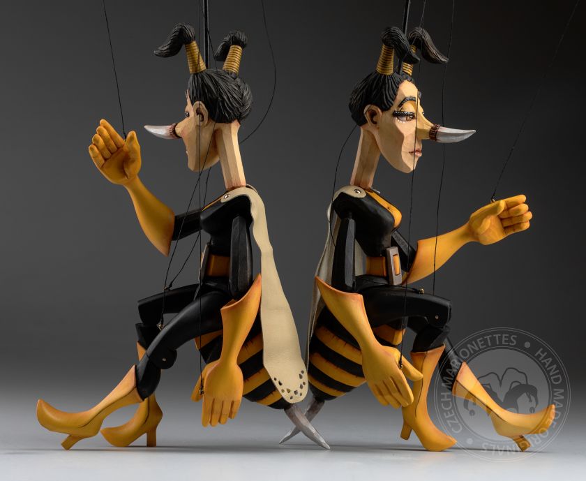 Wasp - Super Stylish Wooden Handcarved Marionette