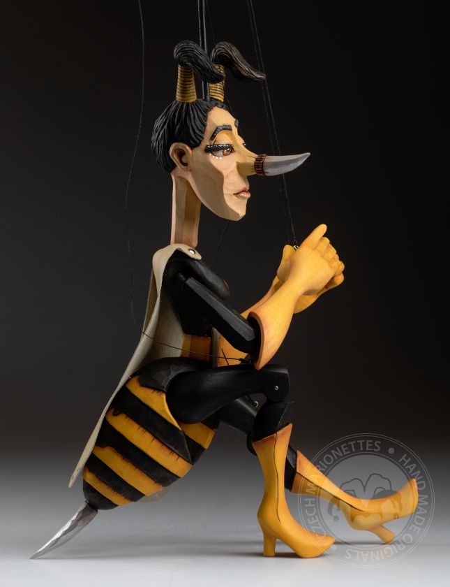 Wasp - Super Stylish Wooden Handcarved Marionette