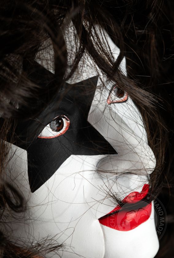 Paul Stanley - Portrait Marionette 24 pouces de hauteur, bouche mobile