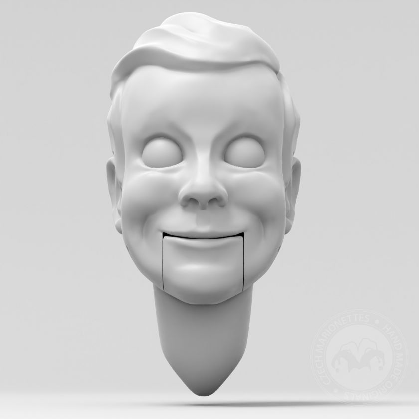Slappy, 3D Model Head for 3D Printing