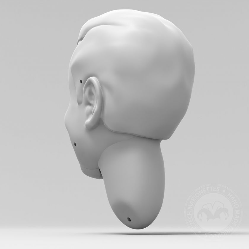 Slappy, tête de modèle 3D pour impression 3D