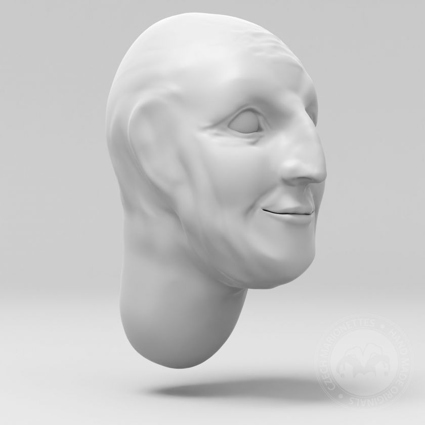 Spaventapasseri 3D Modello di testa per stampa 3D